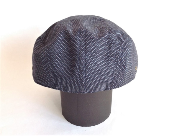 伝統織物のトップブランド塩沢織　ハンチング帽子　Ｍサイズ 4枚目の画像