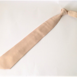 伝統織物のトップブランド塩沢織のネクタイ（無地）O1 2枚目の画像