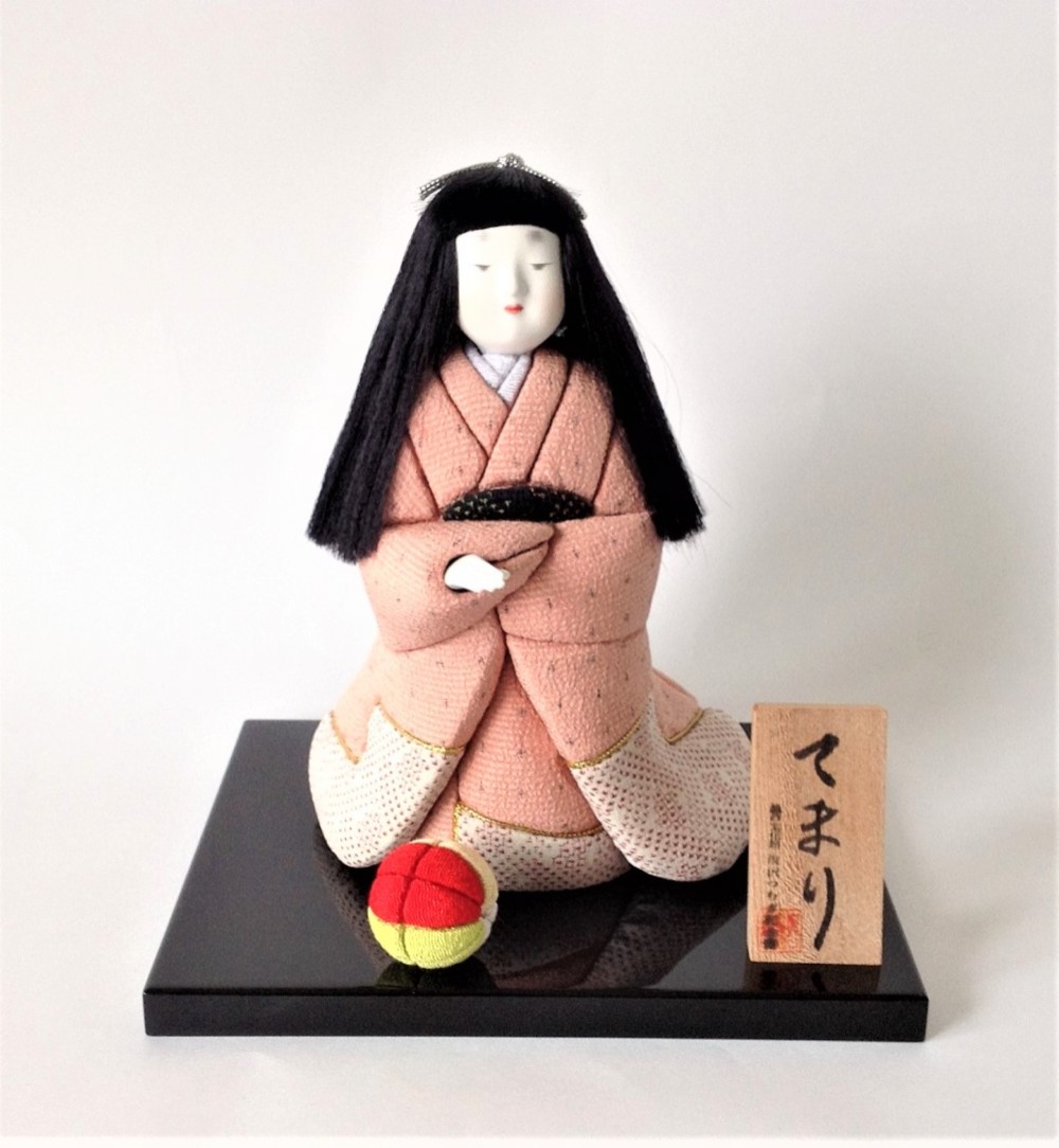 塩沢織木目込人形　てまり