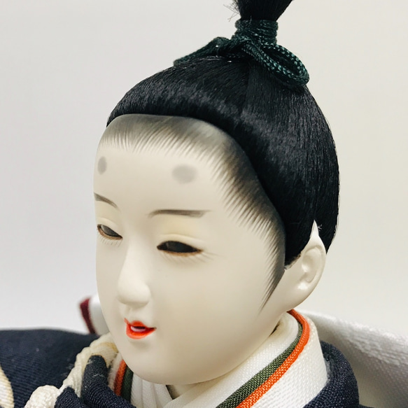 「ASAGIRI」シリーズ　雛人形　コンパクト親王飾り　西陣織 20-WHW 8枚目の画像
