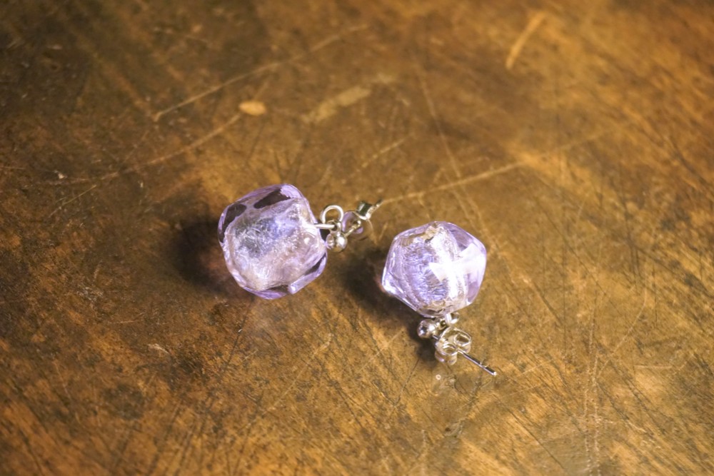 ヴェネチアンガラス【Sasso】Alexisandrite