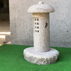 雪の下型灯籠　1.5尺　【岡崎石工品】石灯籠　和庭園　和風庭園　和風インテリア　玄関アプローチ　国産　 3枚目の画像