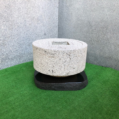 銭型水鉢 9寸【岡崎石工品】石灯籠水鉢 和庭園 和風庭園 和風
