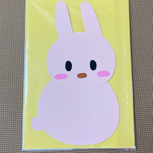 春壁面！ イースターエッグ うさぎとひよこのパーティー！ 切り