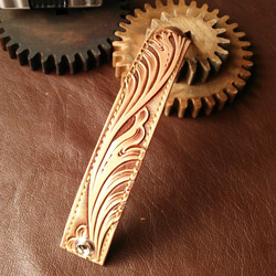 レザーカービングブレス（蔓） ブレスレット Leather Works Exist 通販