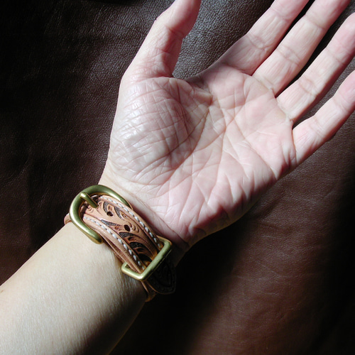 レザーカービングブレスSP ブレスレット Leather Works Exist 通販