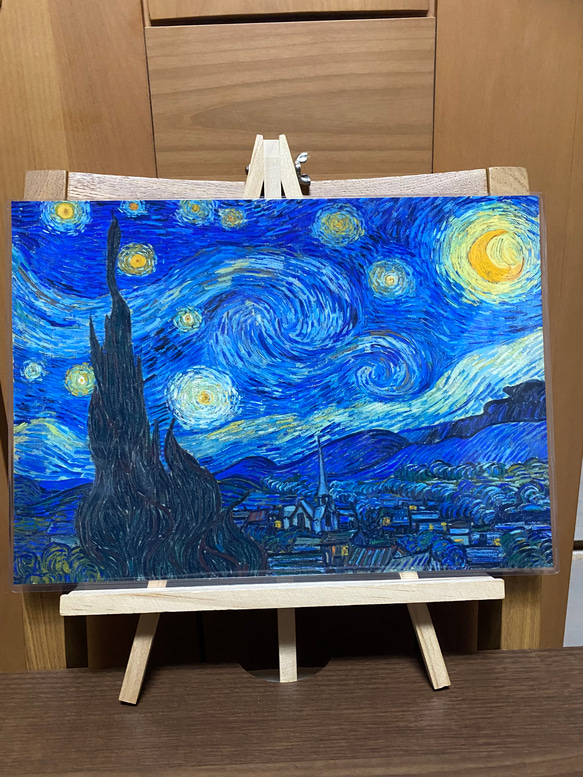 肉筆☆油絵☆F20号『Starry”Night』ゴッホ/模写