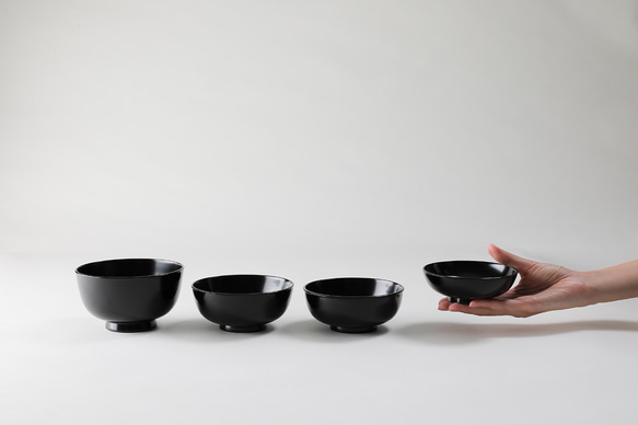 伝統工芸・輪島塗 「四つ椀」 ～上塗無地～ お椀・ボウル・鉢