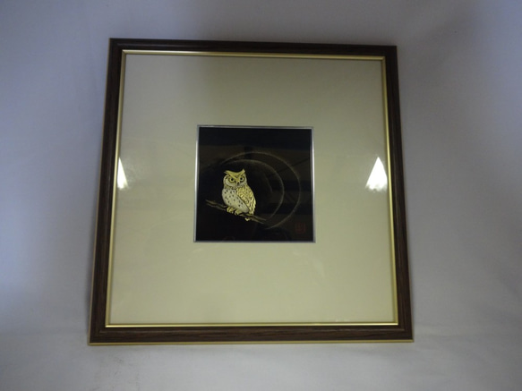 輪島塗漆器 鳥と植物の絵画 素晴らしい品質 輪島塗漆器 鳥と植物の絵画 工芸品 - 工芸品