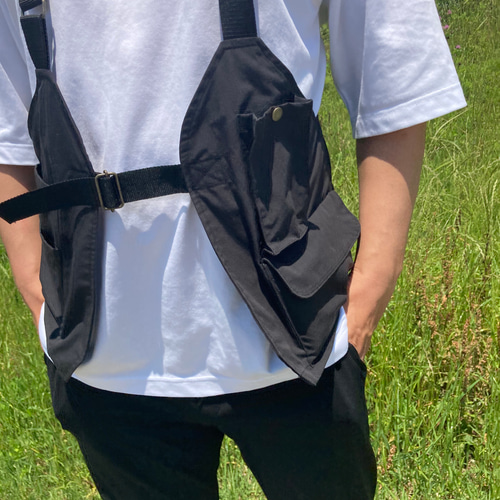 ◇再販◇ベスト アウトドアベスト キャンプベスト BLACK ベスト