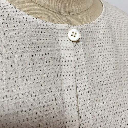 盛夏の羽織もの＊本麻白絣＊チュニック丈＊着物リメイク その他