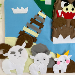 エプロンシアター　3びきのヤギのがらがらどん 2枚目の画像