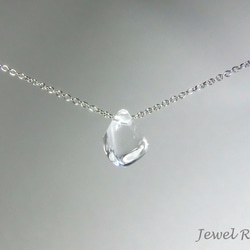 水晶のネックレス（SV925) 1枚目の画像