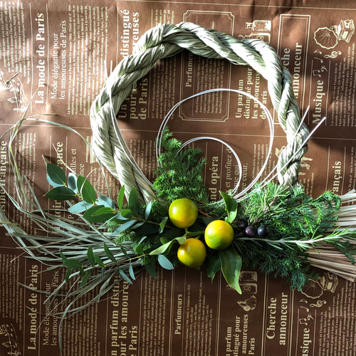 レモングラスのしめ縄飾り しめ縄・しめ飾り liberta 通販 13074681