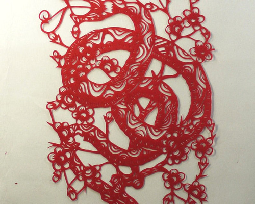 切り絵・十二支（蛇） 切り絵 切り絵の世界 通販 11087302