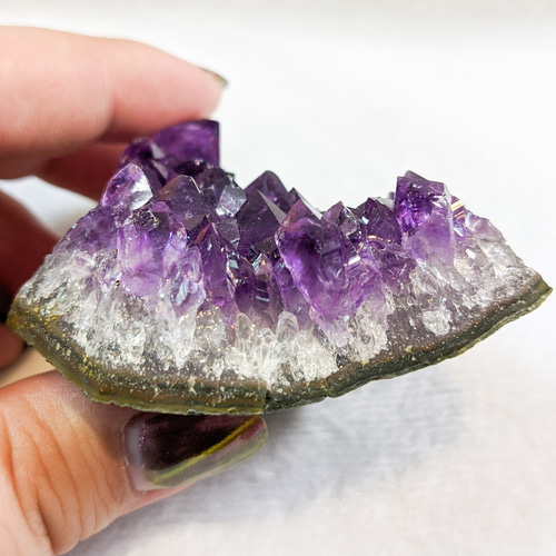 ✧最高品質✧˖° ウルグアイ産 アメジスト クラスター G 美しい透明感