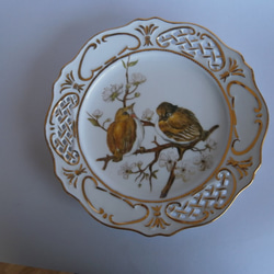 Pip Studio 鳥のイラスト皿 2枚 Pip Studio 鳥のイラスト皿2枚