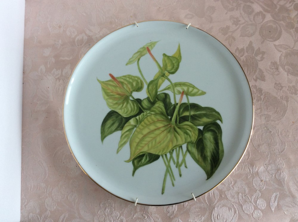 アンセリュウムの絵皿