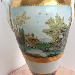 スワンの手付き飾り壺（景色） 3枚目の画像