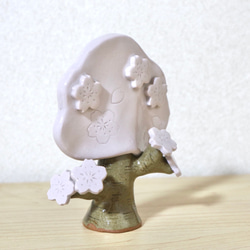 やきもの人形★桜の木 2枚目の画像