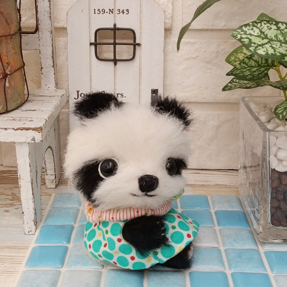 ゆめかわ ぱんだの赤ちゃん ぬいぐるみ 水色 パンダ お値下げしました 【新品未使用】 ゆめかわパンダの赤ちゃん