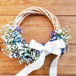 クリスマスリース 馬蹄型 プリザーブドフラワー 木の実 リース