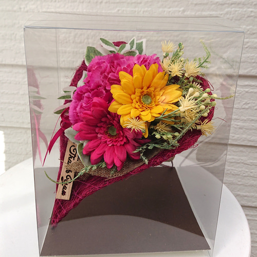 今流行りのくすみピンク系のペーパーフラワーブーケ | Paper Flowers