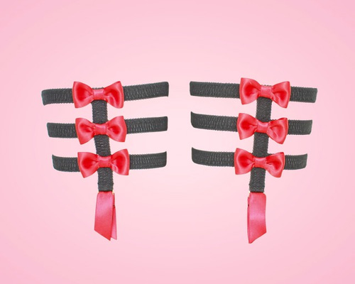 Strappy Bow♥ レッグガーター リングガーター リボン ガーター