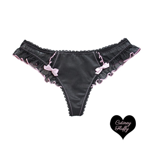 FAUVE ランジェリー　ソング　ガーター　セット　新品未使用タグ付き Sweet Spice♥ Tバック ショーツ ソング タンガ レディース ブラック