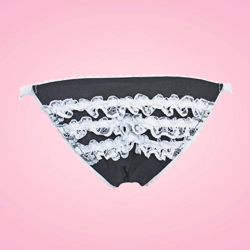 Little Maid♥ ランジェリー メイド ショーツ レディース ブラック