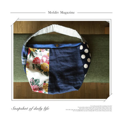 handmade! リバティと帆布とデニムのさわやかポーチ ポーチ ai 通販  