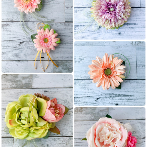 ガーベラ（ピンク）のコサージュ アーティフィシャルフラワー/造花