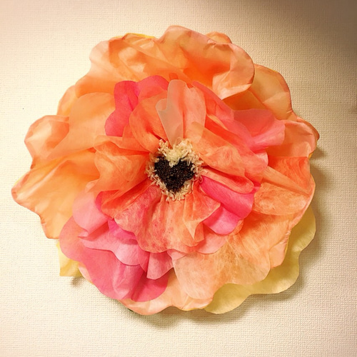 安い！花びら一重・ジャイアントペーパーフラワー ブーケ