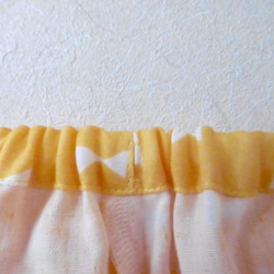 小リボン黄色いかぼちゃパンツ 3枚目の画像