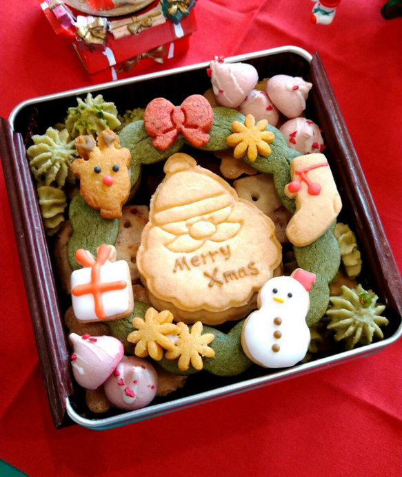 クリスマスクッキー缶（12月19日〜発送分） 1枚目の画像