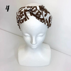 【訳あり】ﾊﾜｲｱﾝ♪ｸﾛｽﾀｰﾊﾞﾝ／ﾍｱﾊﾞﾝﾄﾞ・総柄54cm 4枚目の画像