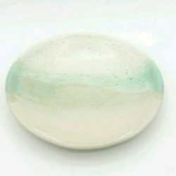 【陶器】丸皿（板作り） 1枚目の画像