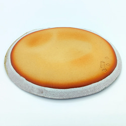 【陶器】小さなネコのお皿『小鉄』（板作り） 4枚目の画像