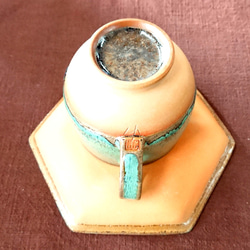 【陶器】◆TVチャンピオン陶芸王が作る器・究極のコーヒーカップver.15.3『織部唐津』 5枚目の画像