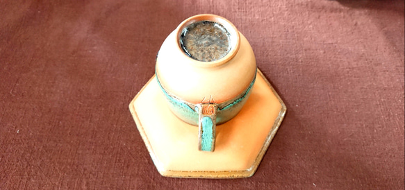 【陶器】◆TVチャンピオン陶芸王が作る器・究極のコーヒーカップver.15.3『織部唐津』 5枚目の画像