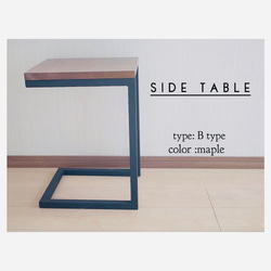 サイドテーブル　アイアンテーブル　スチールテーブル　 5枚目の画像
