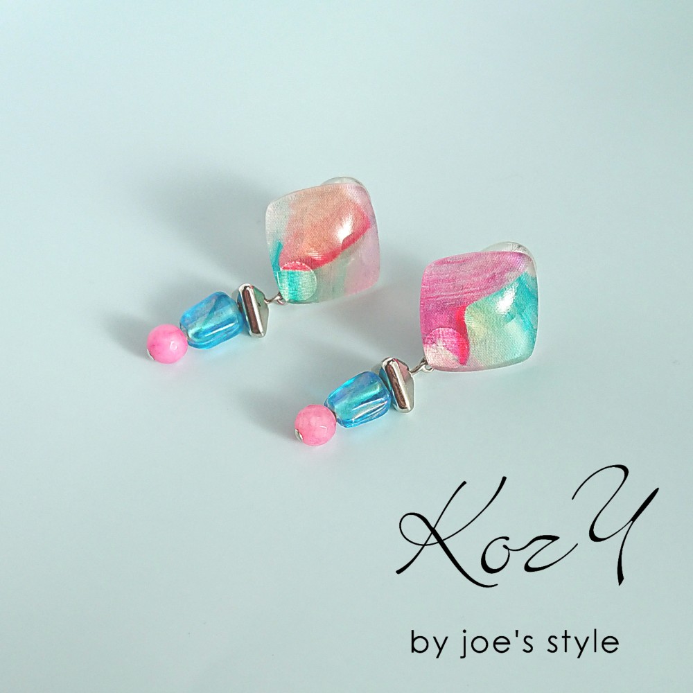 本日限定価格【kopoli コポリ】 イヤリング ガラスアクセサリー　ノーチェ 本日限定価格【kopoli コポリ】 イヤリング ガラスアクセサリー