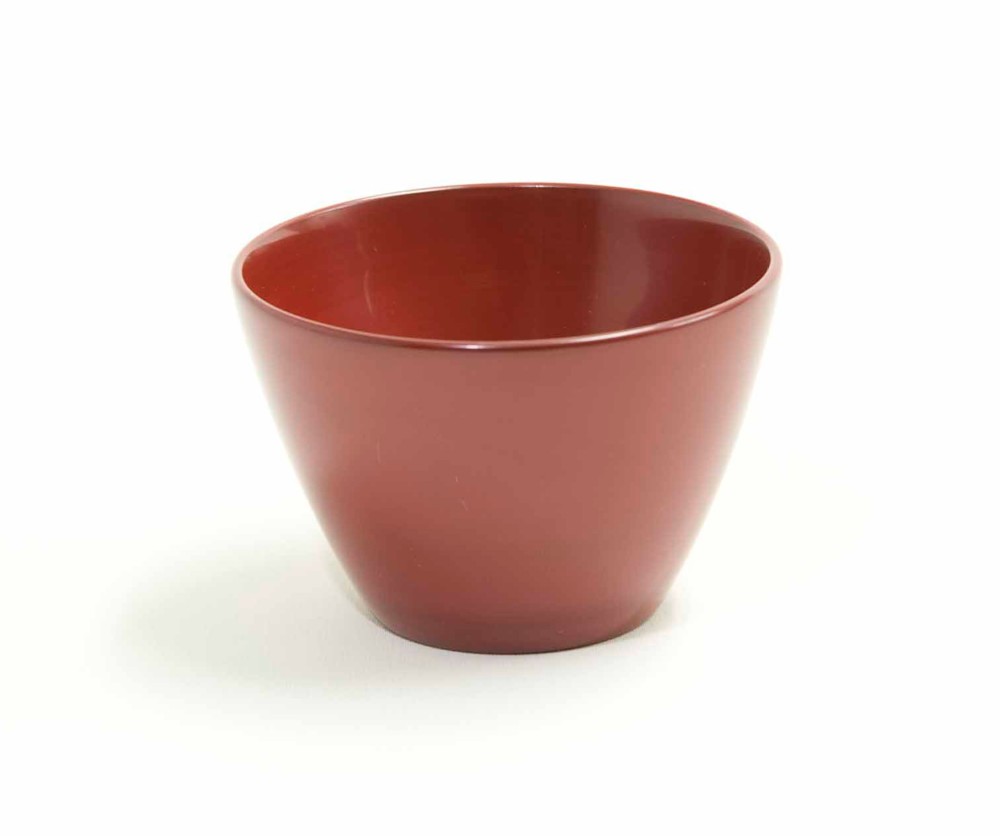 漆塗の器「猪口（カップ・小鉢）」（本朱／黒）