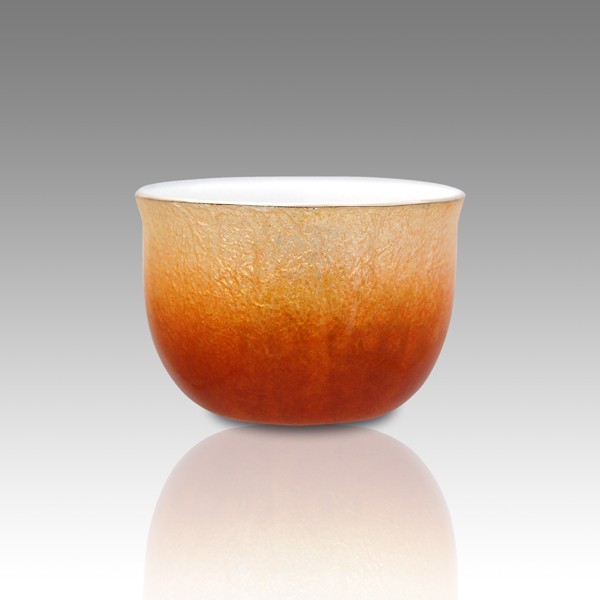 七宝お猪口(オレンジ)