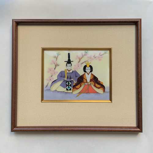 ひな祭り七宝焼｜額｜雛人形 その他インテリア雑貨 安藤七宝店 通販