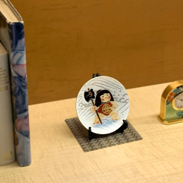 ✿ 端午の節句 ✿　こいのぼり　飾皿(金) 5枚目の画像