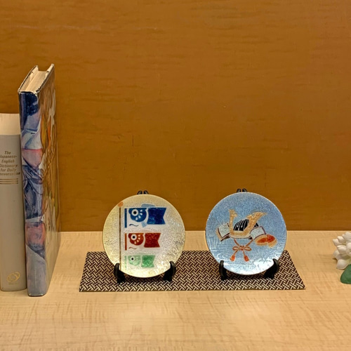 ✿ 端午の節句 ✿ カブトと菖蒲 飾皿 その他インテリア雑貨 安藤七宝店
