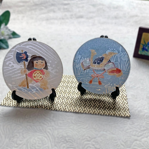 ✿ 端午の節句 ✿ カブトと菖蒲 飾皿 その他インテリア雑貨 安藤七宝店