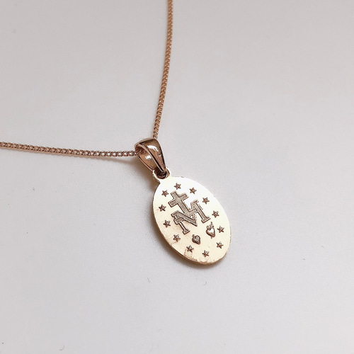 K16GPチェーン 奇跡のメダイ ネックレス