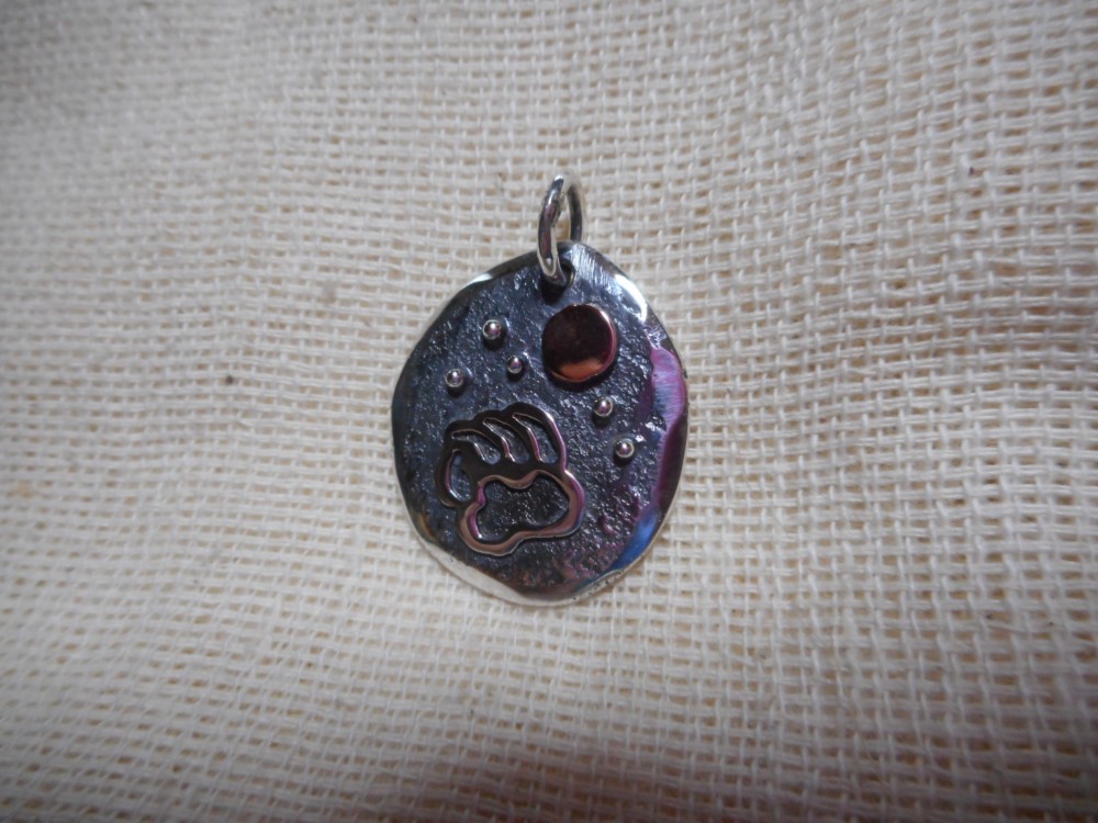 ウルフトラック　シルバーメタルペンダント